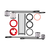 Appion KTT840-R TEZ8 Vacuum Pump External Maintenance Kit with MegaSeal Caps & TEZOM Seals