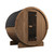 SaunaLife Model E6 Ergo Series Outdoor Sauna Barrel Kit, Up to 3 Persons