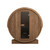 SaunaLife Model E6 Ergo Series Outdoor Sauna Barrel Kit, Up to 3 Persons