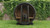 SaunaLife Model E7G Ergo Series Outdoor Sauna Barrel Kit, Glass Front, Up to 4 Persons