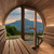SaunaLife Model E8GB Ergo Series Outdoor Sauna Barrel Kit, Glass Front, Paint Included, Up to 6 Persons