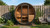 SaunaLife Model EE6GB Ergo Elegance Series Outdoor Sauna Barrel Kit, Glass Front, Paint Included, Up to 4 Persons