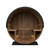 SaunaLife Model EE8G Ergo Elegance Series Outdoor Sauna Barrel Kit, Glass Front, Up to 6 Persons