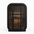 SaunaLife Model CL3G Cube Luxury Series Outdoor Home Sauna Kit, Up to 2 Persons