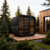 SaunaLife Model CL5G Cube Luxury Series Outdoor Home Sauna Kit, Up to 4 Persons