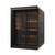 SaunaLife Model GL4B Garden Luxury Series Outdoor Home Sauna Kit, Paint Included, Up to 4 Persons