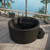 SaunaLife Model S4B Soak Series Home Wood-Burning Hot Tub, Black, Up to 6 Persons