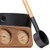 SaunaLife Essentials Set 7 Aluminum Sauna Bucket and Ladle Set w/ Wood Thermometer and Hygrometer