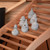 SaunaLife Stoney and Friends Sauna Gnomes, Carved Soapstone, Set of 6