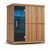 Finnmark 4-Person Home Infrared Sauna 72"W x 46"D x 78"H