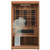 Finnmark 2-Person Home Sauna with Infrared & Traditional Heat 48"W x 48"D x 78"H