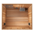 Finnmark 4-Person Home Sauna with Infrared & Traditional Heat 72"W x 48"D x 78"H