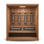Finnmark 4-Person Home Sauna with Infrared & Traditional Heat 72"W x 48"D x 78"H