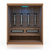 Finnmark 4-Person Home Sauna with Infrared & Traditional Heat 72"W x 48"D x 78"H
