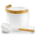 KOLO Sauna Bucket with Curved Handle and Ladle, Bamboo/Aluminum, 1.3 Gal