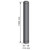 Harvia Smoke Pipe, Sauna Wood Stove, 1m, 115mm, Stainless Steel