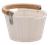 HUUM Wood Sauna Bucket w/ Curved Handle