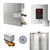 Mr. Steam CT 12 kW Commercial Steam Generator Package with Square iTempo Control in Polished Chrome