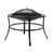 Firesense Tokia 30" Round Fire Pit | 62237 — view 1
