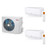 Tosot 18,000 BTU 21 SEER2 Cosmo Dual Zone Wall Mounted Ductless Mini Split Heat Pump System 9+9 R32 Refrigerant