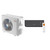 Tosot Aoraki 18,000 BTU 24.5 SEER2 Wall Mounted Ductless Mini Split Heat Pump with R32 Refrigerant Black 208/230V