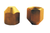 Supco SF2225 1/4" Flare Hex Brass Cap with Copper Gasket Seal