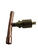 Supco SF8414 Tee Copper for 1/4" Tube x 1/4" Male Flare on Branch