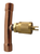 Supco SF8438 Tee Copper for 3/8" Tube x 1/4" Male Flare on Branch