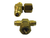 Supco SF9603 Tee Brass, 1/4" Male Flare x 1/4" Male Flare x Female Flare on Branch