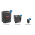 Goodman 2.5 Ton Heat Pump & Gas Furnace Dual Fuel System: GLZS5BA3010, CAPTA3626B3, GR9T960603BN