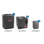 Goodman 3.5 Ton Heat Pump & Gas Furnace Dual Fuel System: GLZS5BA4210, CAPTA4230C3, GD9T800805CX