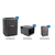 Goodman 3.5 Ton Heat Pump & Gas Furnace Dual Fuel System: GLZS5BA4210, CHPTA4230C3, GD9T801005CX