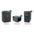 Goodman 3.5 Ton Heat Pump & Gas Furnace Dual Fuel System: GLZS5BA4210, CHPTA4230C3, GRVM970804CN