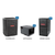 Goodman 3.5 Ton Heat Pump & Gas Furnace Dual Fuel System: GLZS5BA4210, CHPTA4230C3, GRVM971005CN