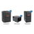 Goodman 3.5 Ton Heat Pump & Gas Furnace Dual Fuel System: GLZS5BA4210, CHPTA4230C3, GR9S960805CU