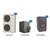 Goodman 3.5 Ton Heat Pump & Gas Furnace Dual Fuel System: GZV7SA4210, CHPEA4830D3, GRVT800805DX