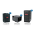 Goodman 1.5 Ton Air Conditioner & Ultra Low NOx Gas Furnace System: GLXS5BA1810, CHPTA2426C3, GRVS960805CU
