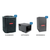 Goodman 2.5 Ton Air Conditioner & Ultra Low NOx Gas Furnace System: GLXS4MA3010, CHPTA3026C3, GRVS800805CU