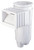 Pentair Bermuda Gunite Top Access Round Skimmer, White, 2" Slip