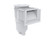 AquaStar FlowStar Standard Skimmer, Water Stop Face, White