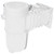 Hayward Auto-Skim 1084 Fiberglass/Vinyl Skimmer, 1-1/2" FIP, Square, White