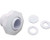 Pentair Economy Insider Wall Inlet Gunite White 3/8" & 3/4" Slip 1"