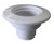 Hayward Vacuum Wall Inlet Gunite White FIP x Slip ABS 1-1/2"