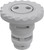 AquaStar AquaThunder Therapeutic Spinner Spa Light Gray ABS 1"