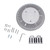 Paramount SDX2 Retro High Flow Safety Single Drain, Round, Adaptable Back Plate, White