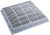 Waterway 12" x 12" Grate & Frame Square Cover, White, VGBA 2008/UL Listed, 208 to 240 gpm