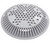 Hayward Anti-Vortex 8" Round Cover Floor/Wall ANSI/APSP/ICC-16 64 to 123 gpm White