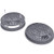 Hayward Dual Suction 8" Round Cover & Frame Floor/Wall ANSI/APSP/ICC-16 64 to 123 gpm Dark Gray