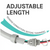 HVAC365 1/2" X 6 foot Electrical Whip | Flexible Non-metallic | PVC Conduit | SWP1/2X6