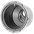 Pentair Small Stainless Steel Niche for Concrete Pools & Spas, 1 in. Rear Hub